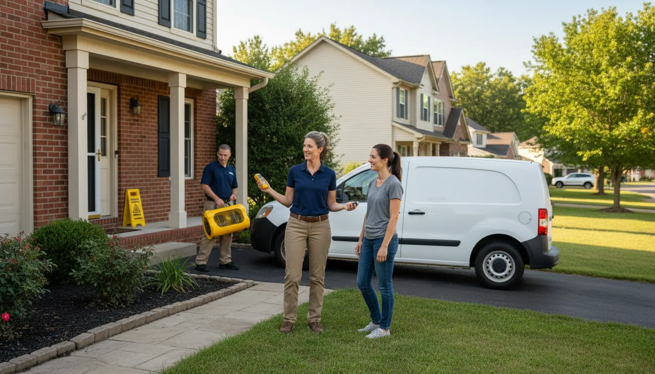 Residential water damage restoration in Meridian, ID